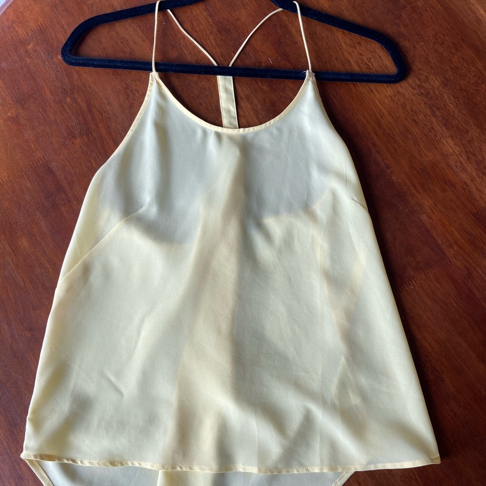 H&M Yellow Tank Size 10 - Picture 4 of 10